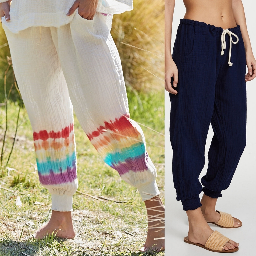 New 9Seed Fire Island Surf Pants Prism Tie Dye M/L - Picture 8 of 16